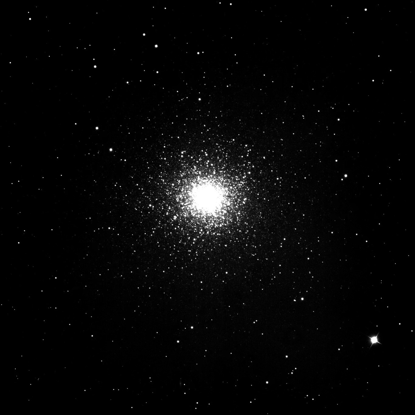 A picture of the m13 cluster
