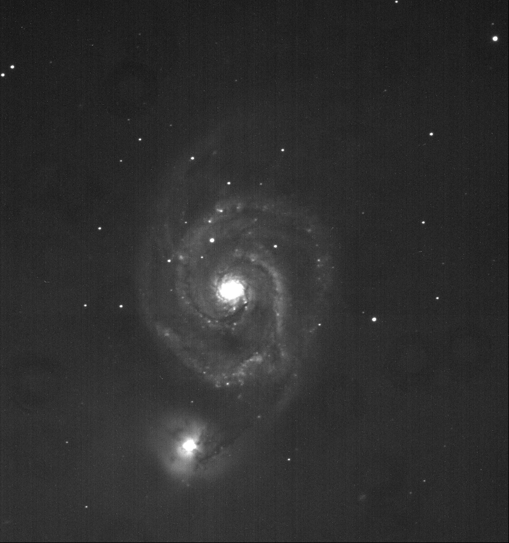 A picture of the Whirlpool galaxy