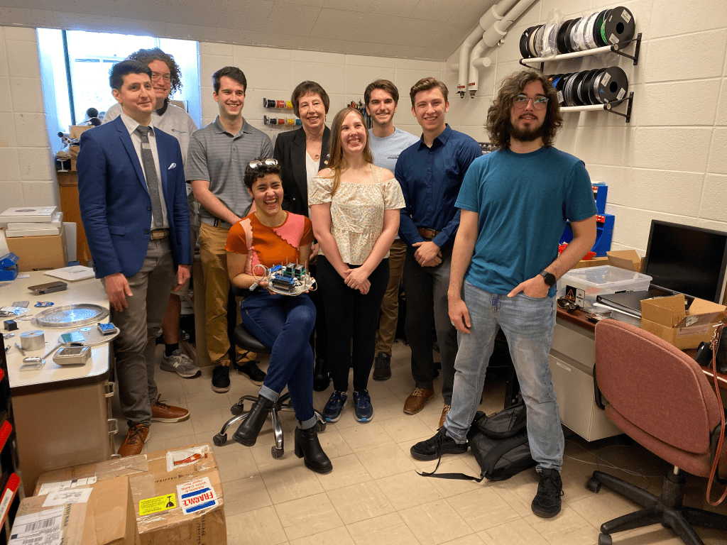 Left to right: Bennett Maruca, Isaac Chandler, Jarod Dagney, Dax Moraes, Nicola Fox, Allison Fantom, TJ Kaifer, Nick Ulizio, Miguel Mercado