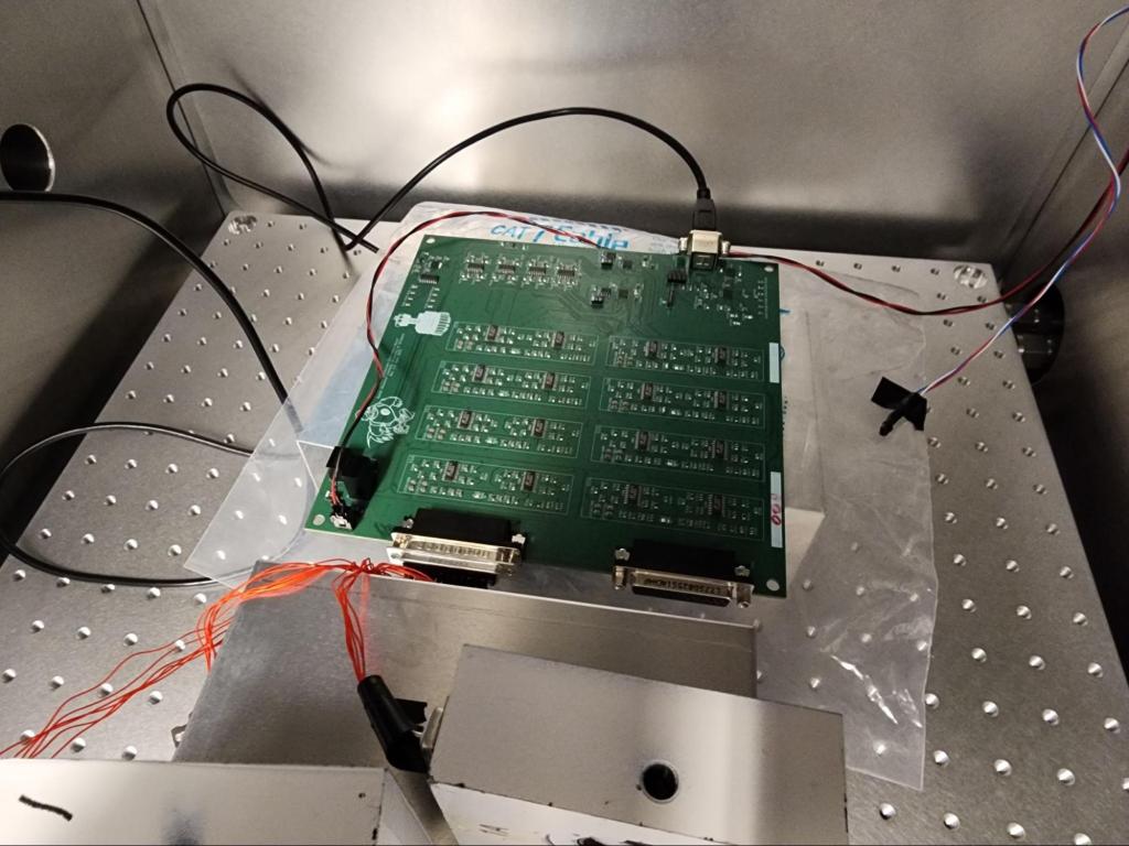 First Use of the Thermal Vacuum&nbsp;Chamber